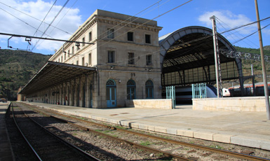 Estació del tren de Portbou